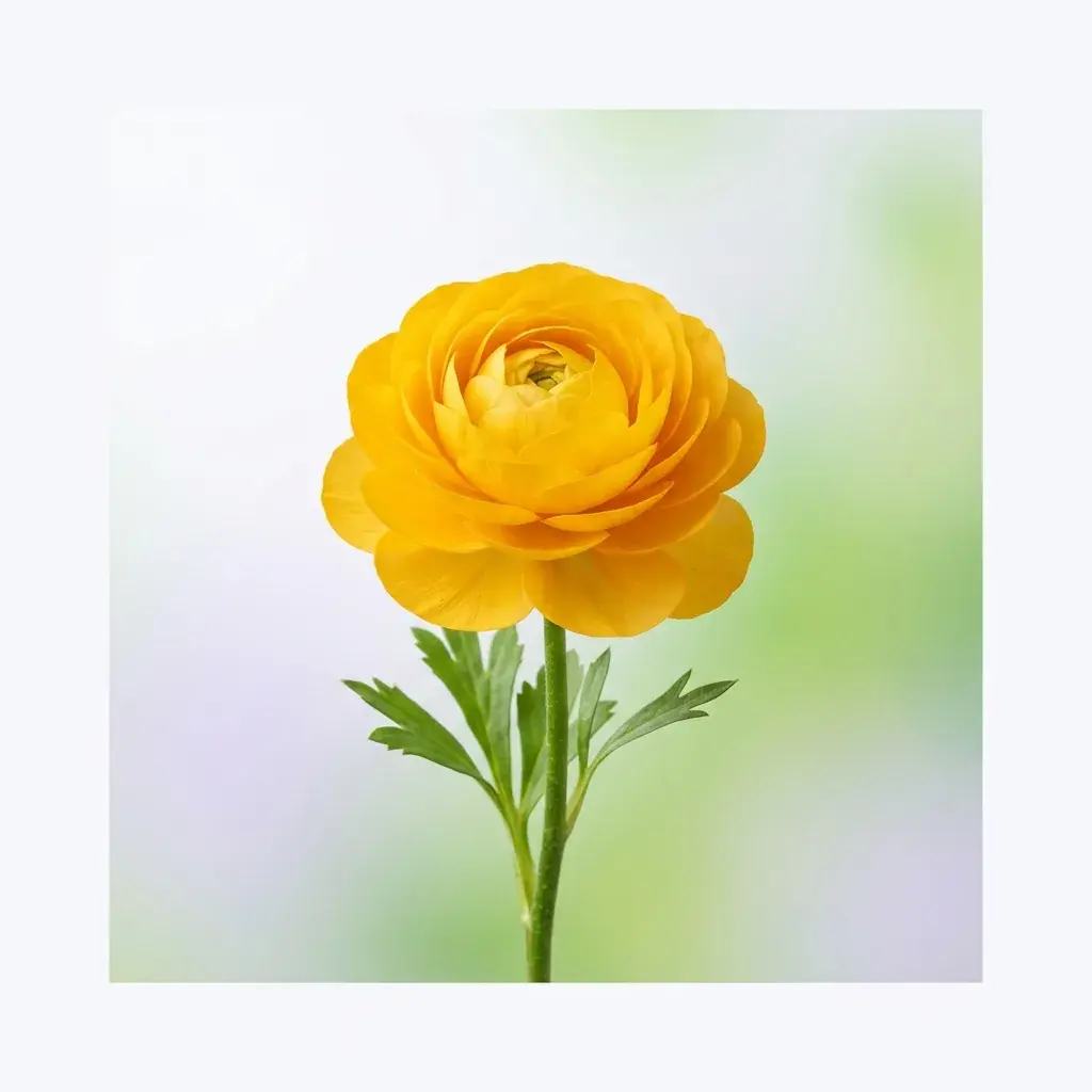 Plant leaf with yellow spots